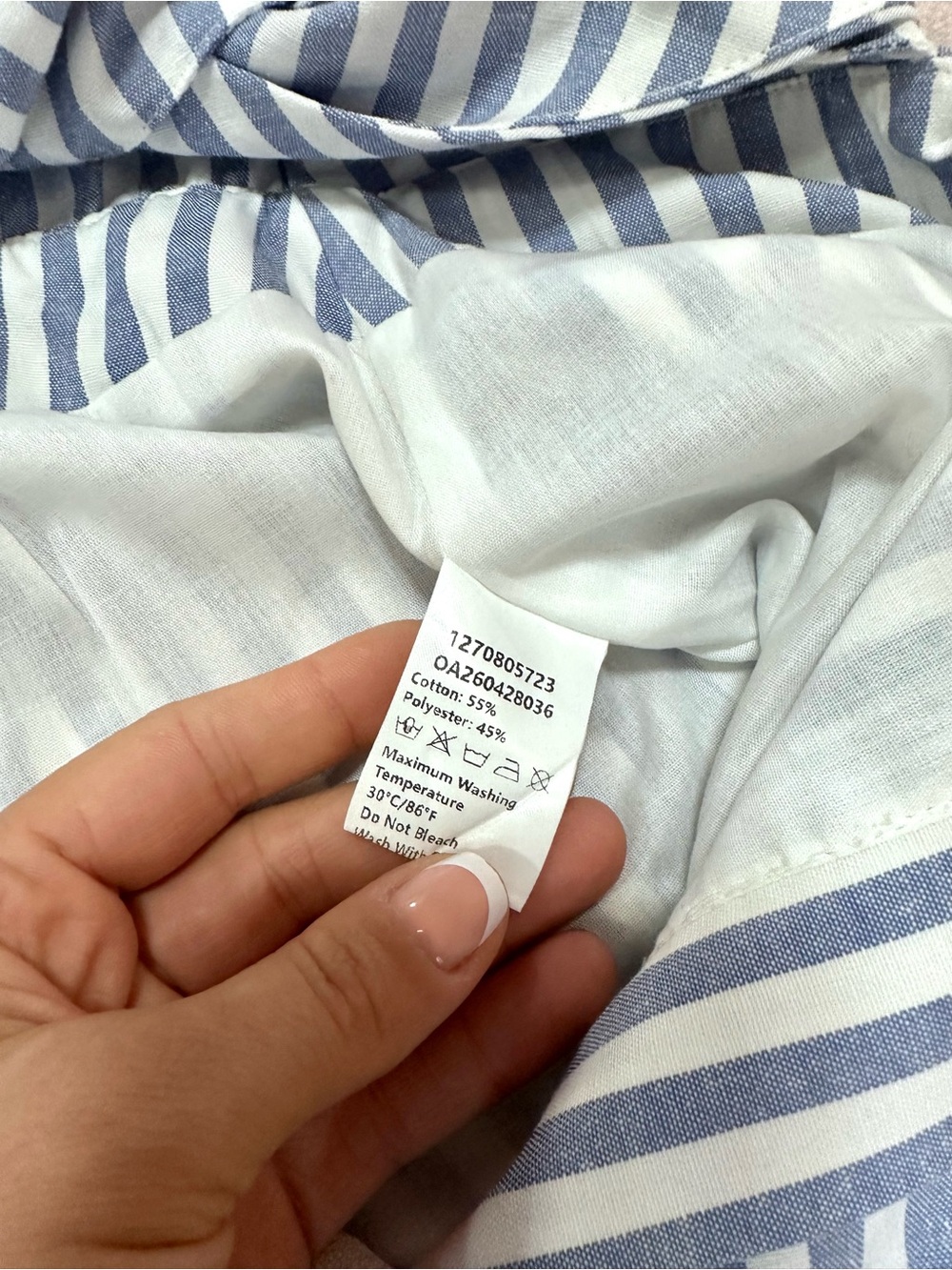 NWT 🦋 Commense Striped Tie Frint Romper - Picture 7 of 14